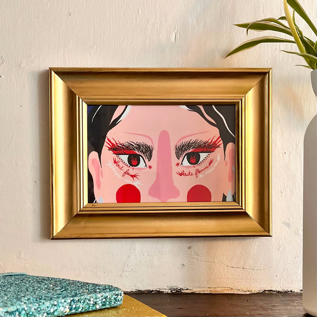 Print «Tout feu Toute Flemme. Éduquez-vous ou niquez-vous » - format A6 unique