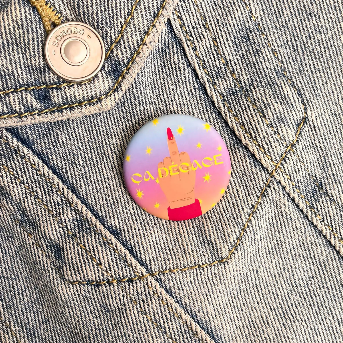 Badge « Ça dégage »