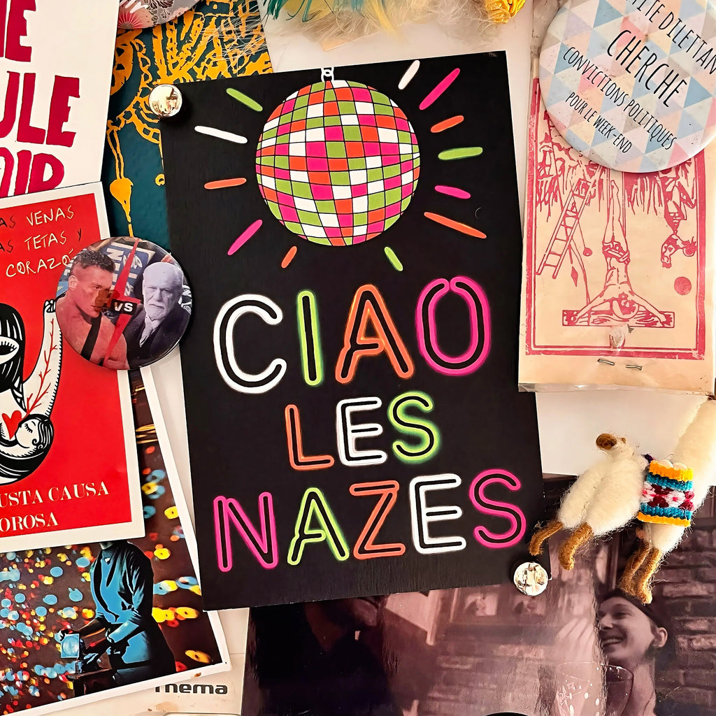 Print « Ciao les nazes » - format A6 unique