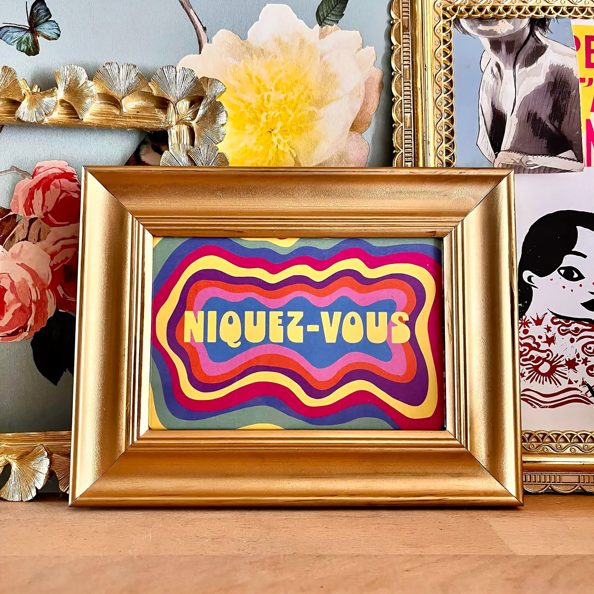 Print « Niquez-vous » - format A6 unique