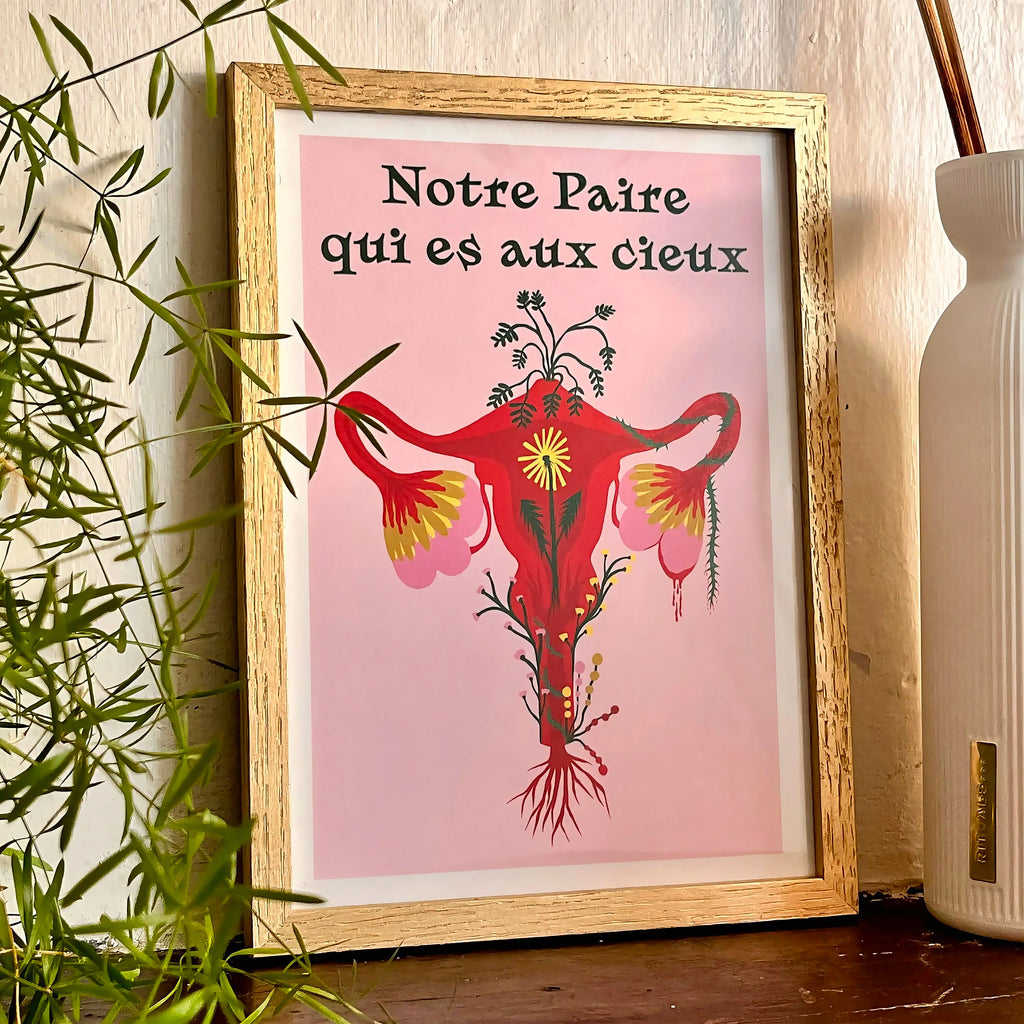 Print « Notre Paire qui es aux cieux » - format A5 unique