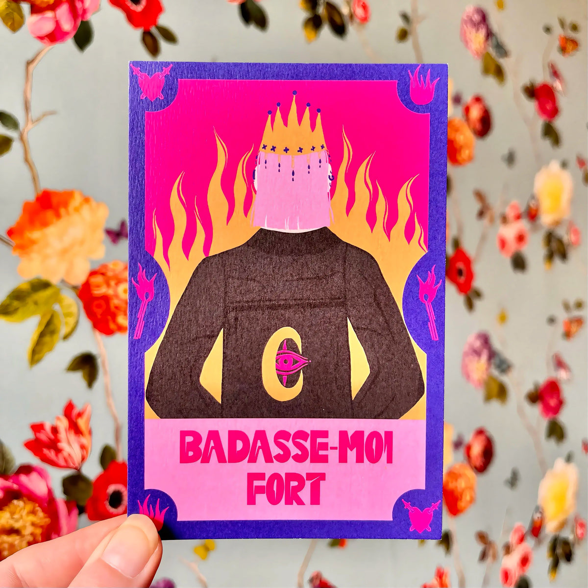 Print « Badasse-moi fort » - format A6 unique