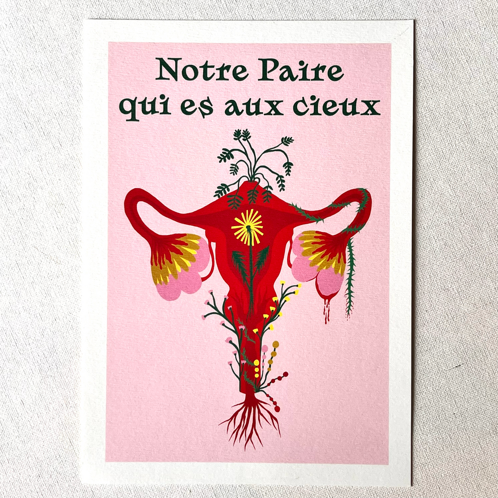 Print « Notre Paire qui es aux cieux » - format A5 unique