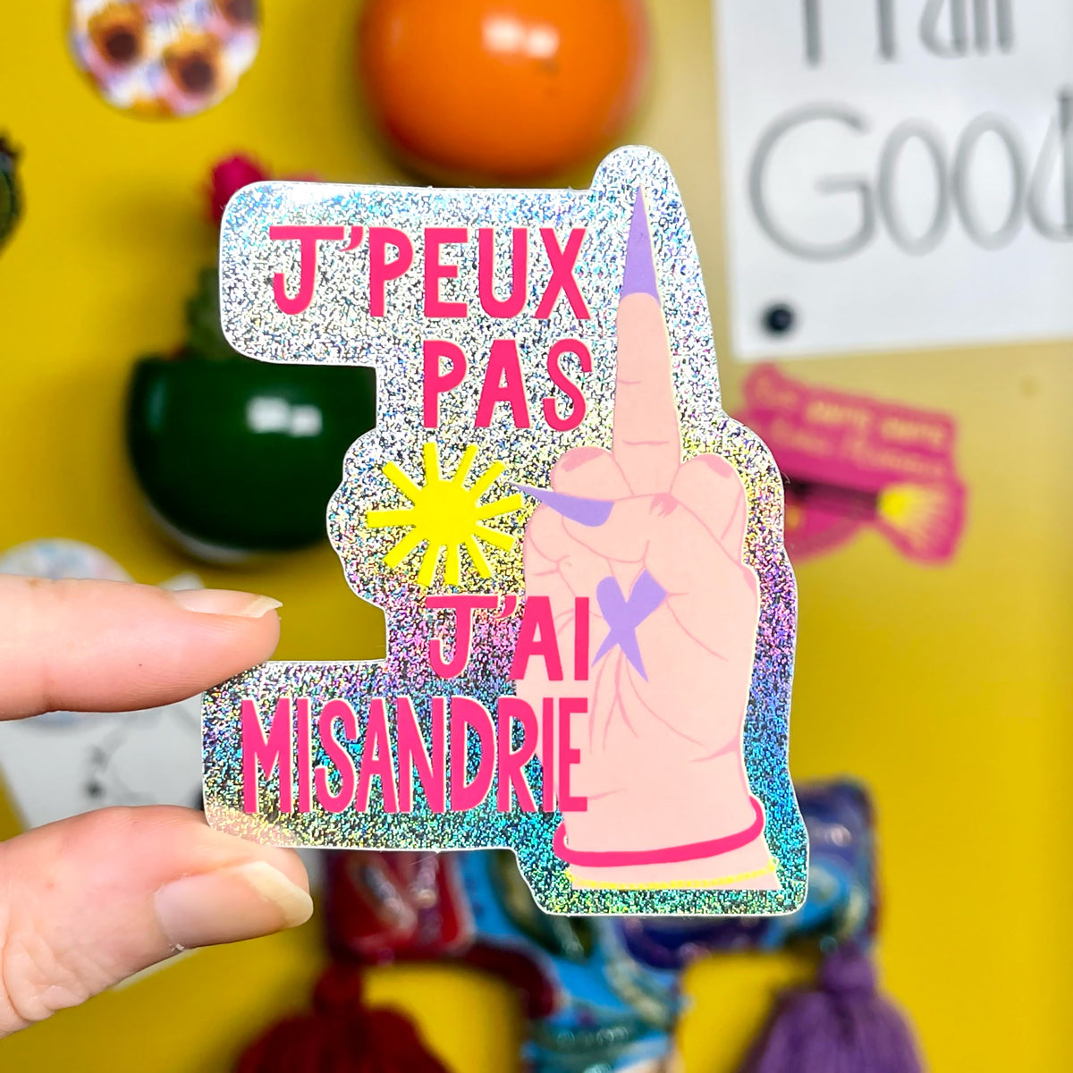 Stickers « J’peux pas j’ai misandrie »