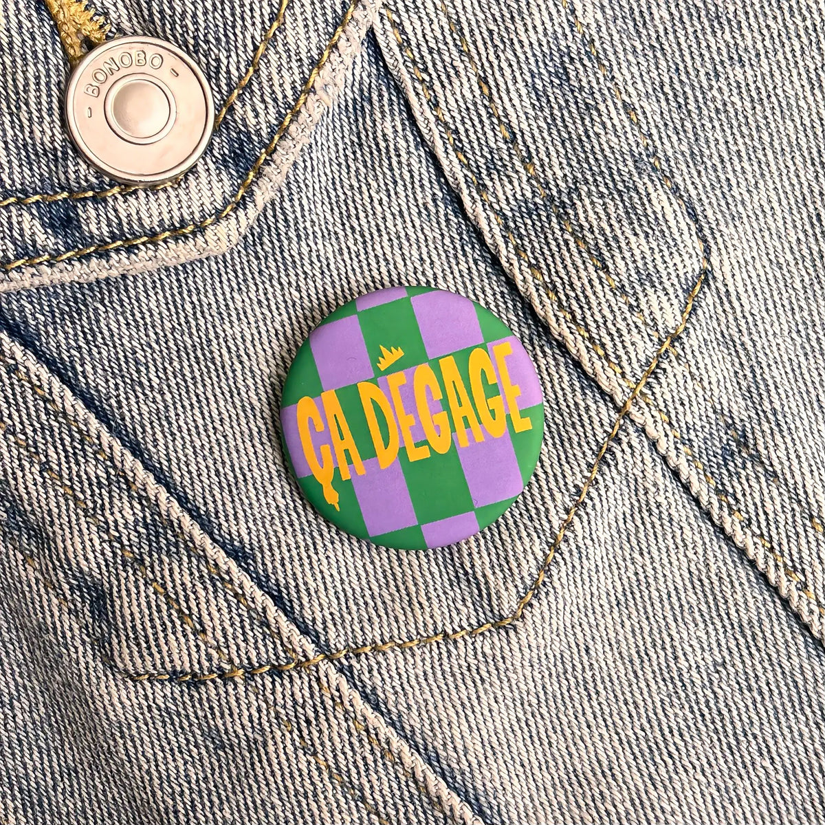 Badge « Ça dégage »