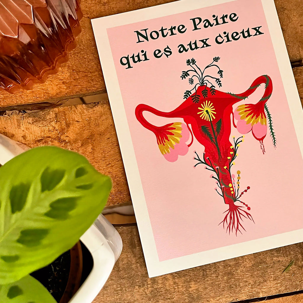 Print « Notre Paire qui es aux cieux » - format A5 unique
