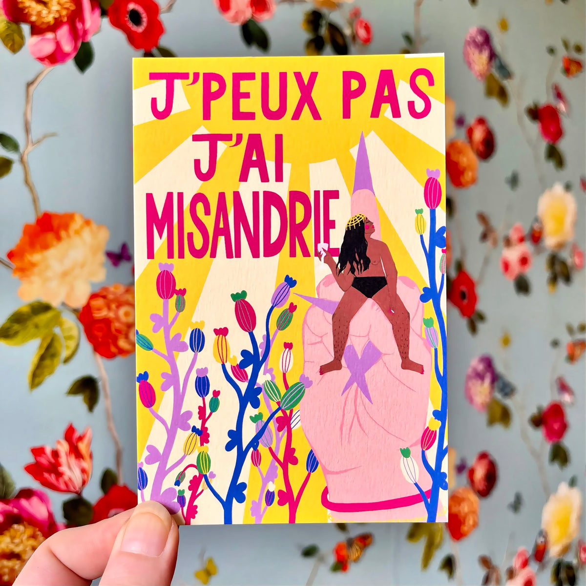 Print « J’peux pas j’ai misandrie » - Format A5 / A6 au choix