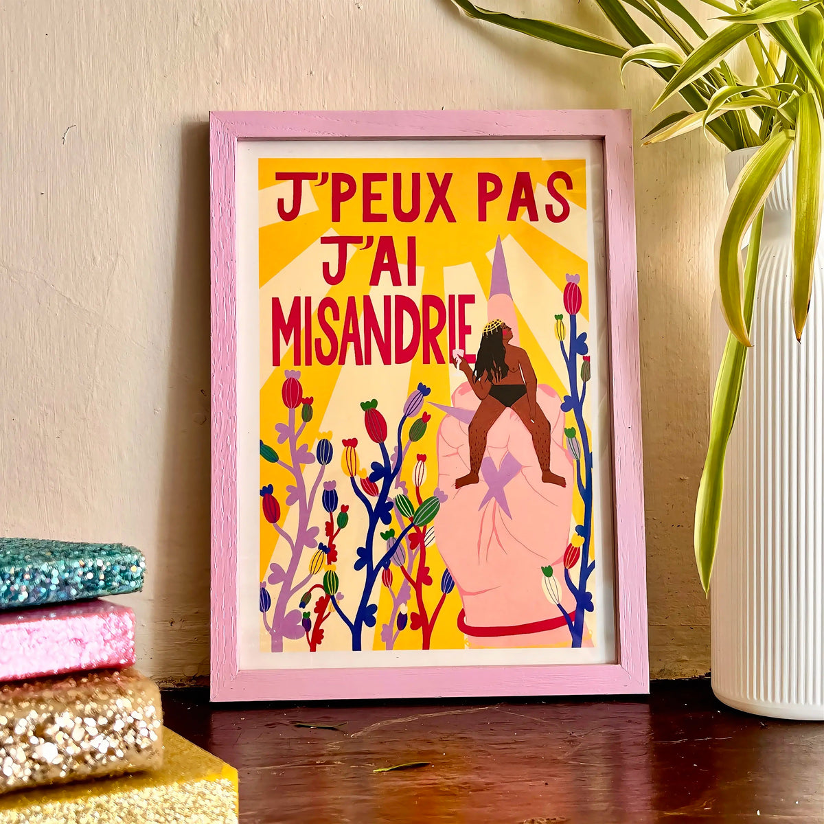 Print « J’peux pas j’ai misandrie » - Format A5 / A6 au choix