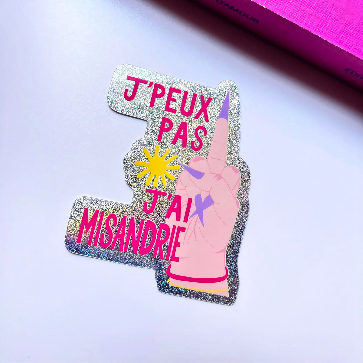 Stickers « J’peux pas j’ai misandrie »