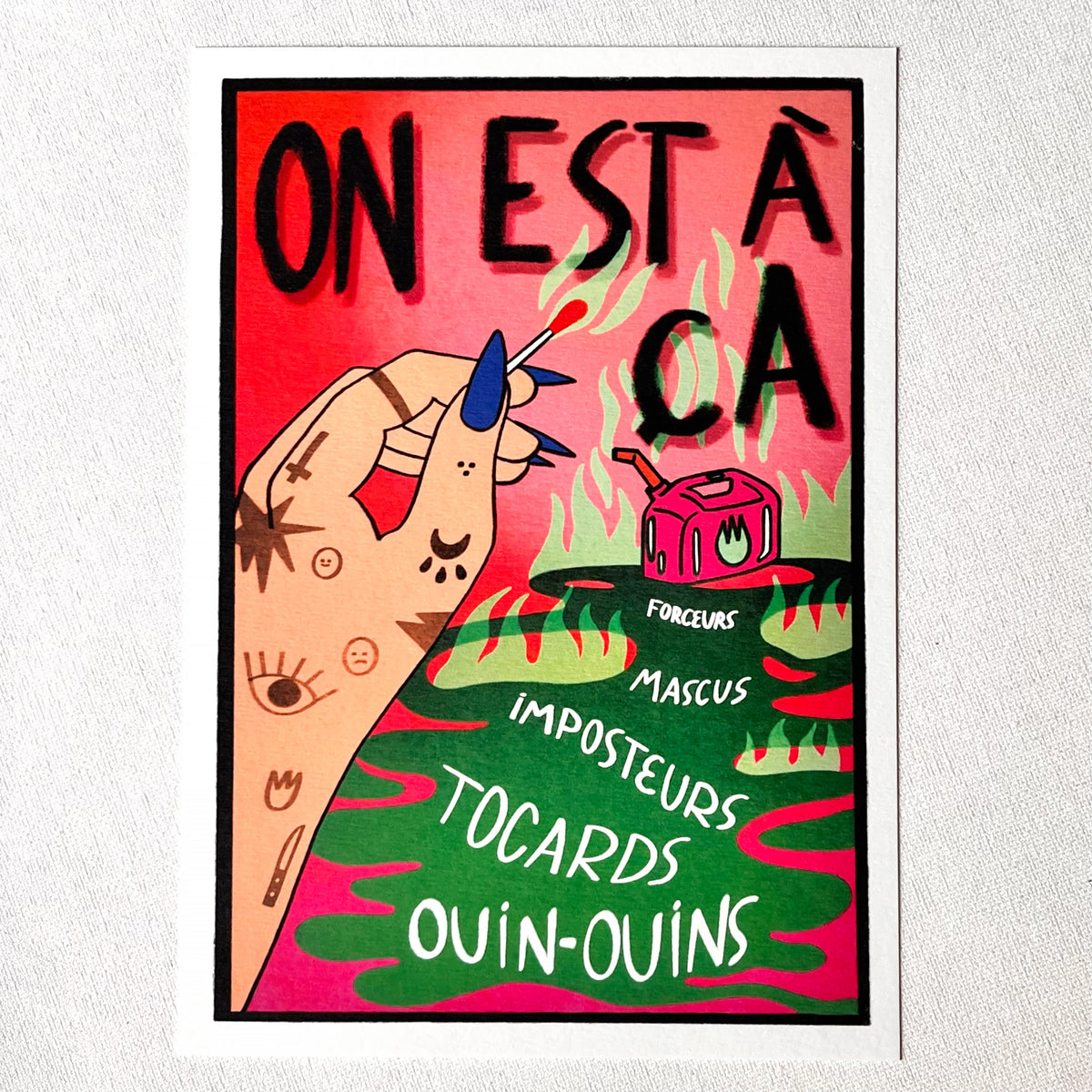 Print « On est à ça » - format A5 unique