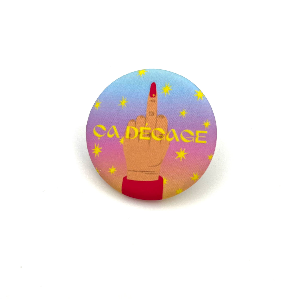 Badge « Ça dégage »