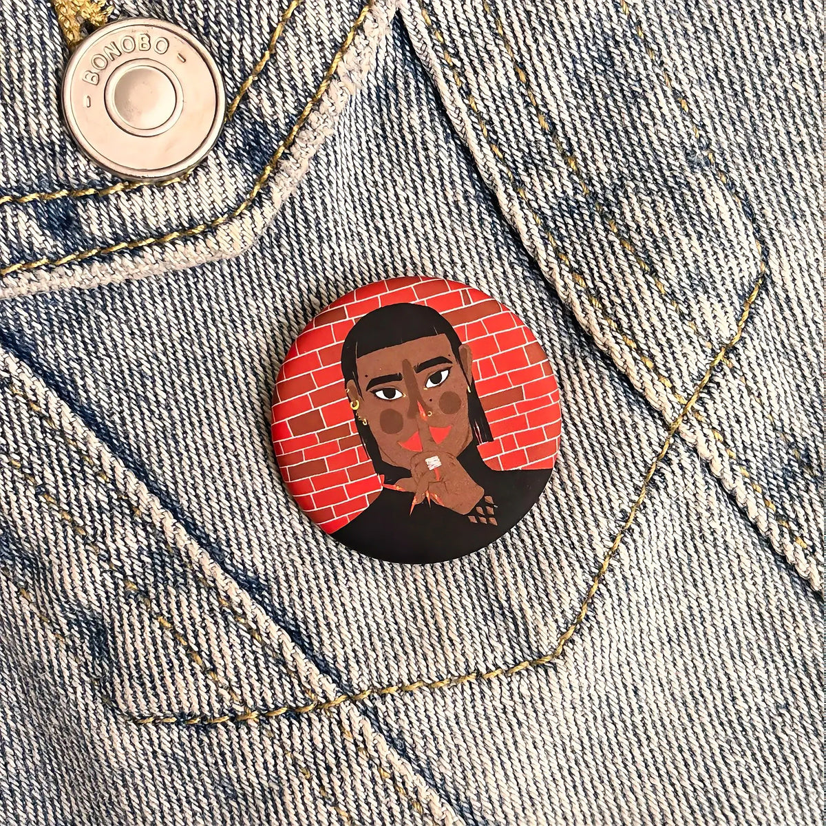 Badge « Ferme-la »